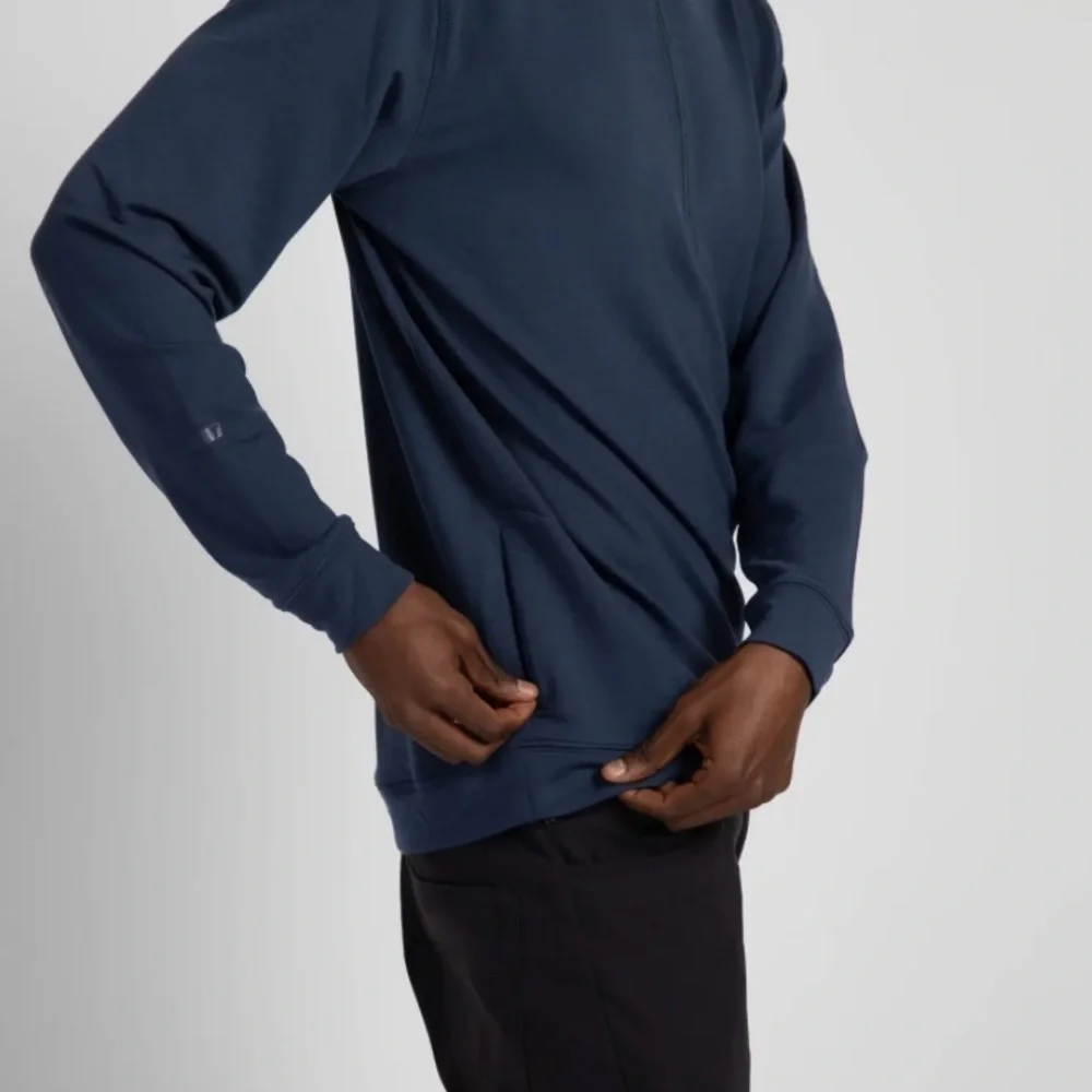 True Linkswear - All Day Quarter Zip Navy Blue Sweatshirt - Size XXL